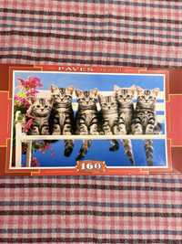 Пазлы с котятами на 160 элементов