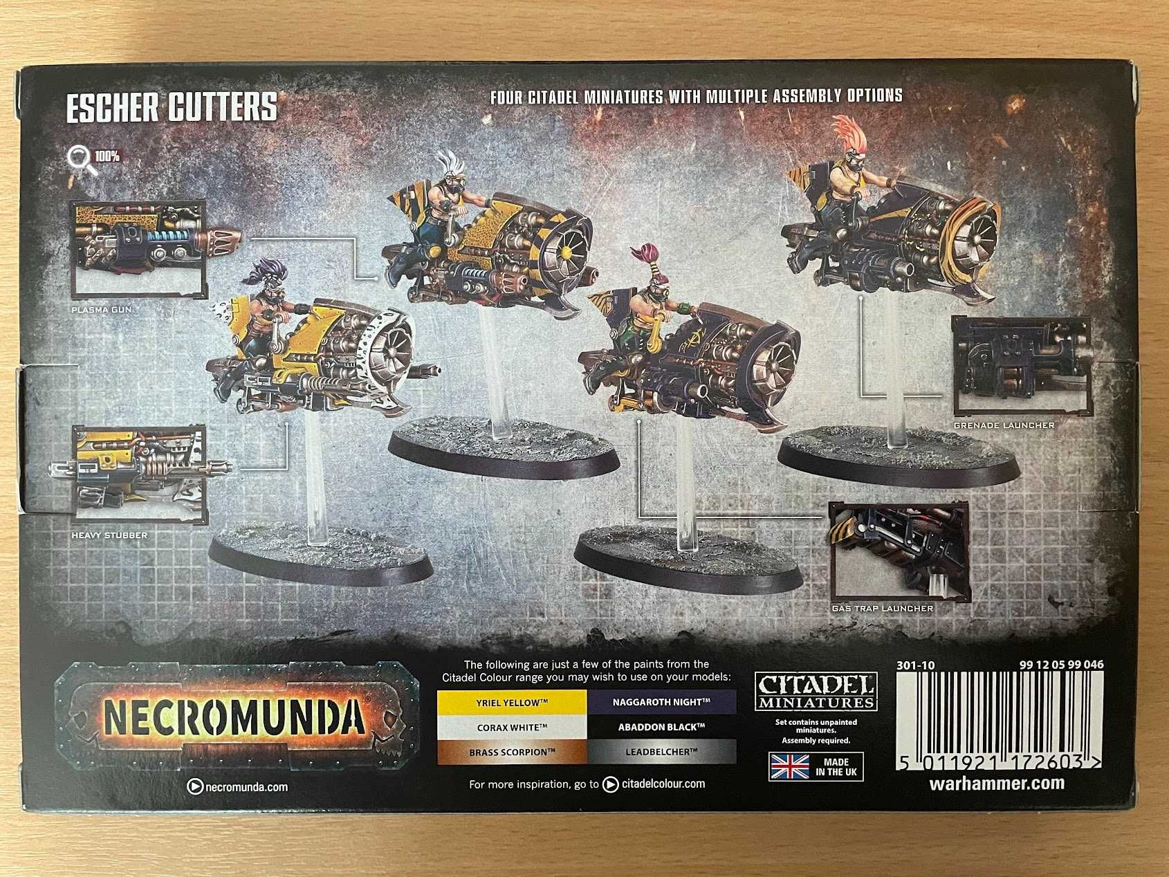 Necromunda: Escher Cutters - 2 pojazdy - 1 ramka