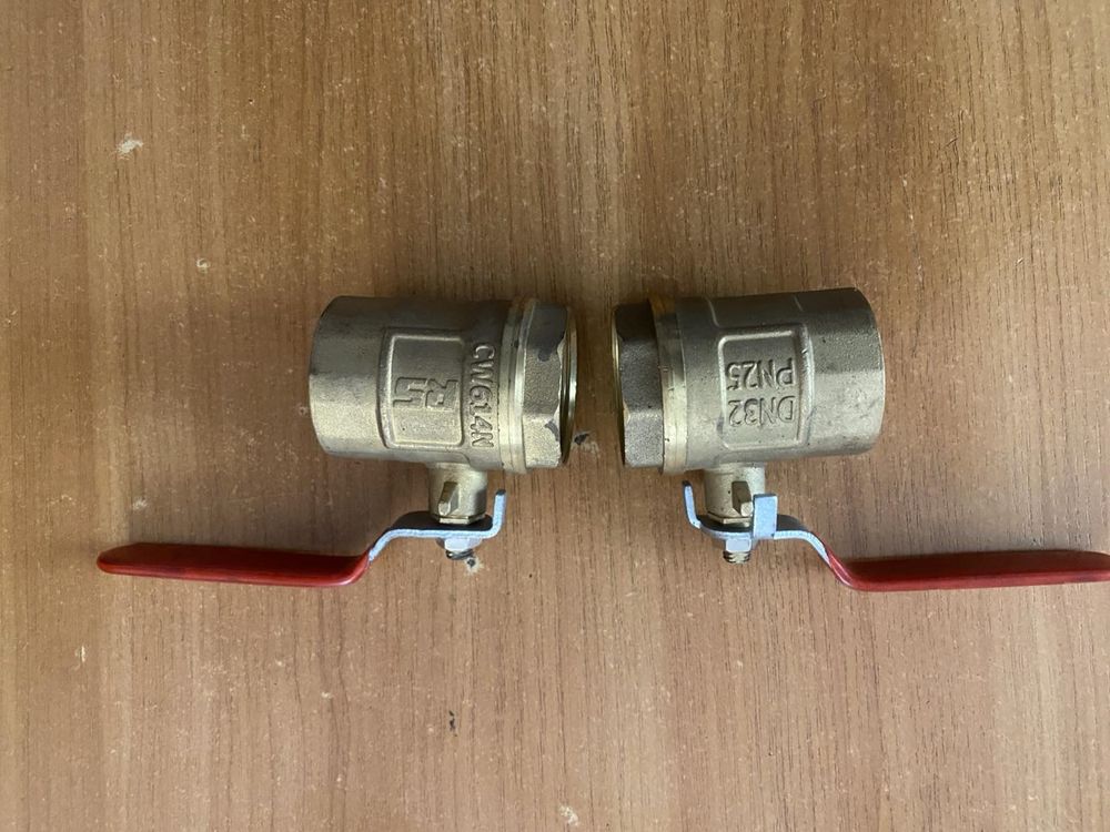 Кран кульковий 1 1/4ʼʼDN32 PN25 з латуні RS