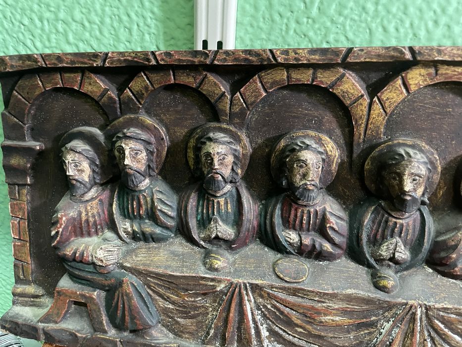 Quadro/ Escultura Ultima Ceia anos 60
