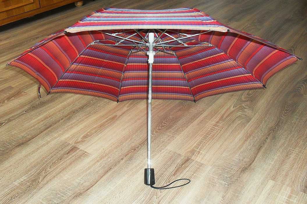Parasolka damska, mocna, składana, parasol PROFI automat RETRO PRL