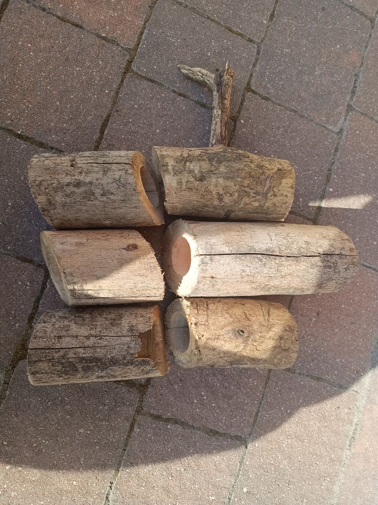 Kryjówki, tunele do akwarium 6sztuk