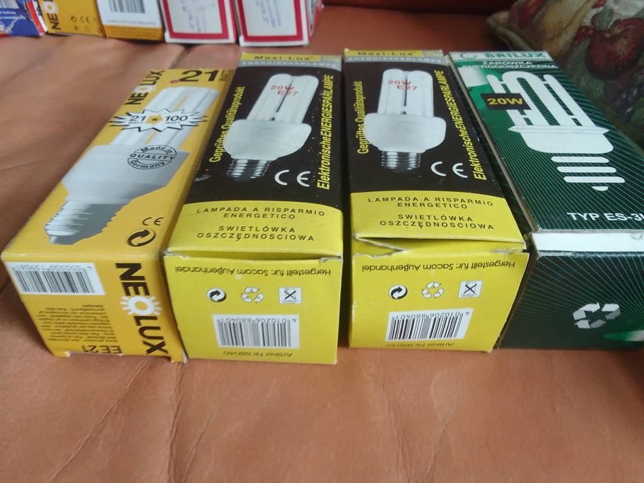 4 sztuki, żarówki energooszczędne