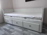 Łóżko rozkładane HEMNES / jak nowe