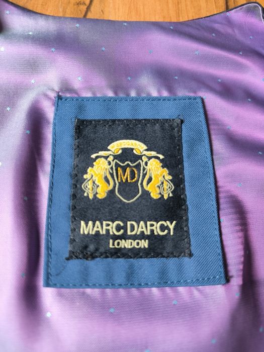 Marc Darcy London kamizelka męska niebieska 36 elegancka