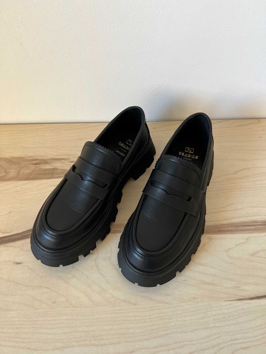 Mocassins pretos Seaside