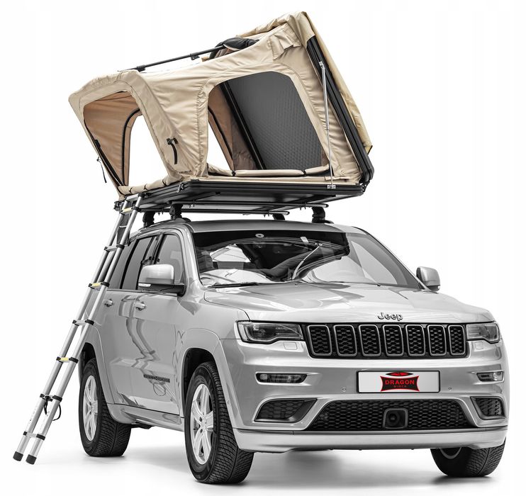 SAMOCHODOWY NAMIOT DACHOWY AERO ALU bagażnik dach w twardej obudowie