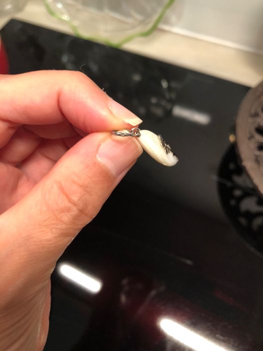 Pendente em prata e madrepérola