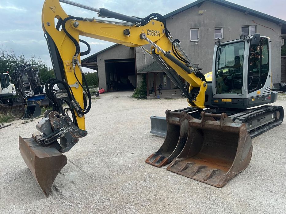 Terex Koparka Gąsienicowa Wacker Neuson ET 90 3xramie łamane SUper SZYBKOZŁĄCZE SW33 Liebherr Likufix + PILOT Klima 3x łyżki Cat 313 308 310 DEUTZ Volvo ECR 88 Jcb  Wacker neuson Et 90 koparką gąsienicowa Cat 308 313 szybkozłącze KLIMA