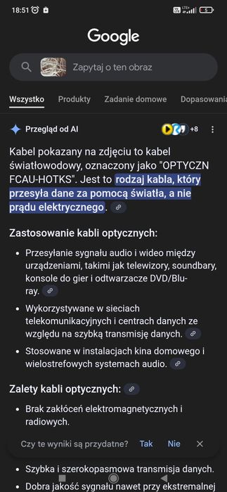 Kabel optyczny FCA W-NOTKSd1J G.657B3 L SOH WHITE 2,8mm - Bydgoszcz