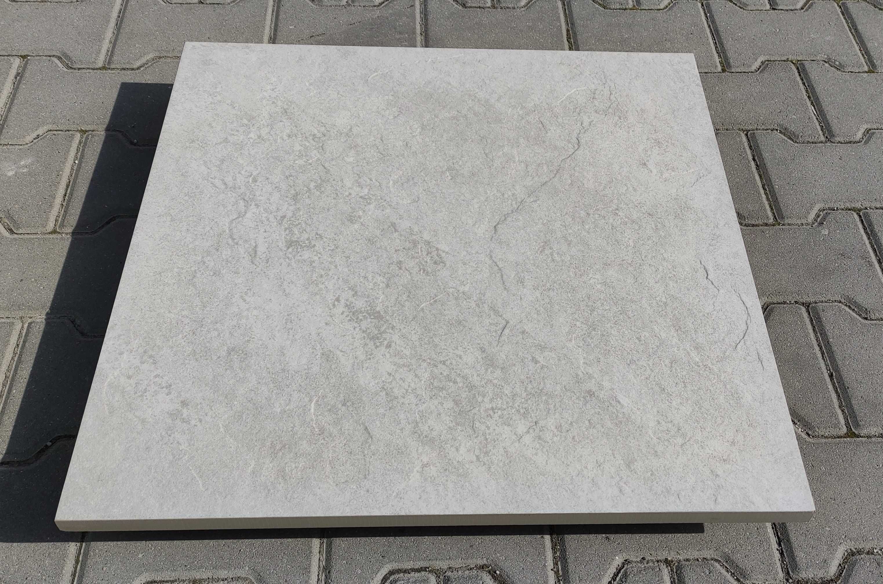 Płytki tarasowo chodnikowe Quarzo White 60x60x2