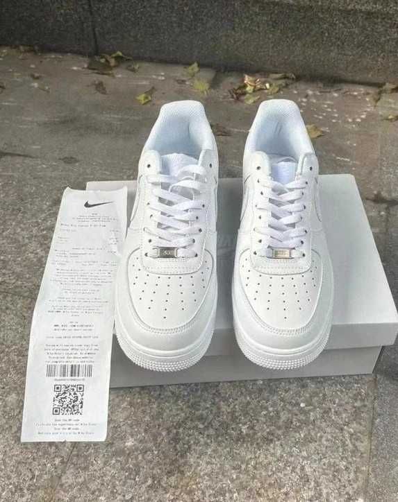 Buty Nike Air Force 1 Biały Damskie i Meskie Rozmiar.38