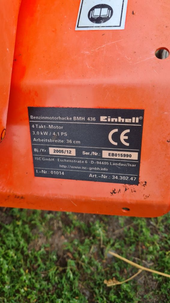 Glebogryzarka Einhell 3KW
