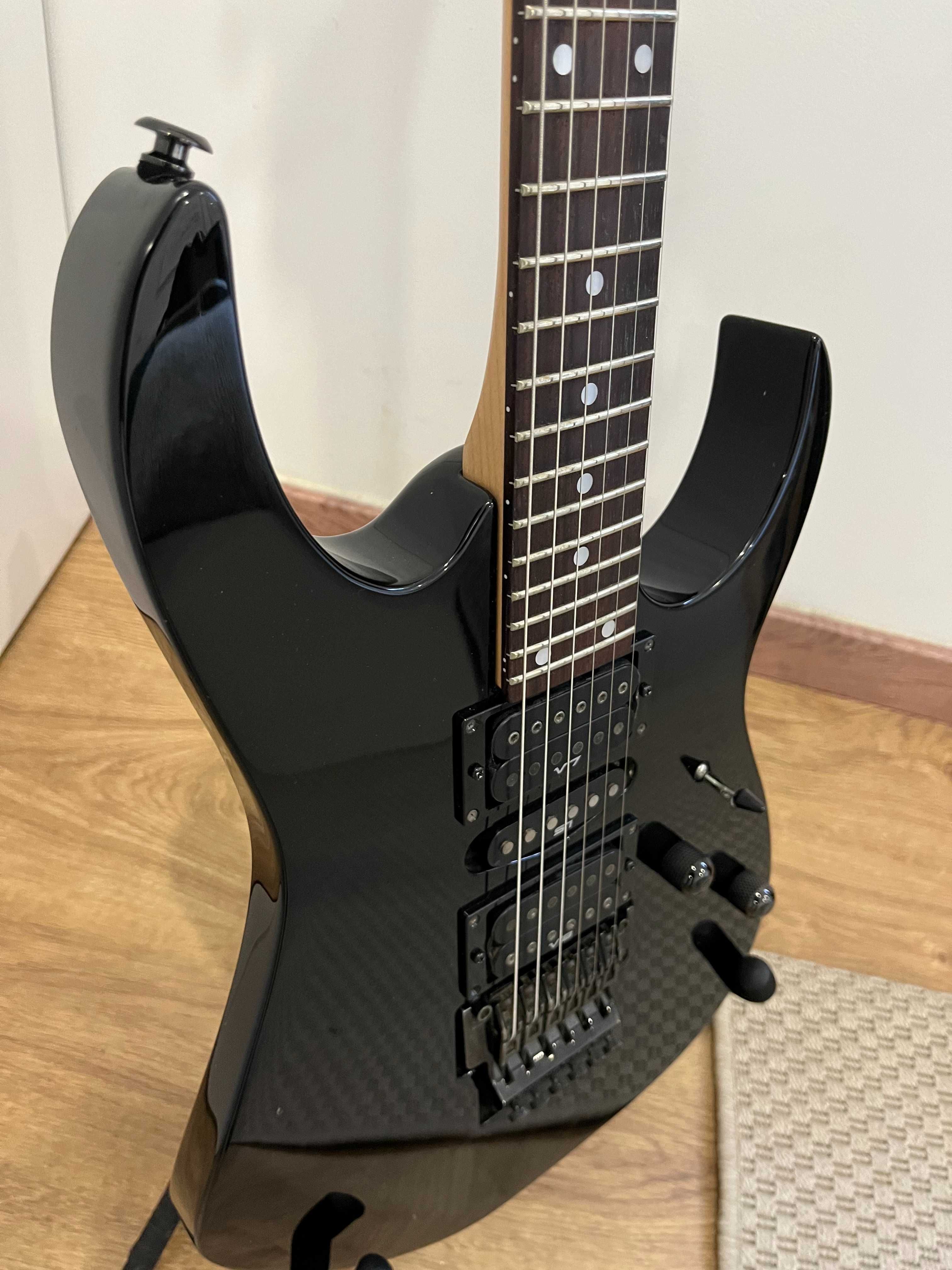 Ibanez RG507 Metallic Black, Case SKB