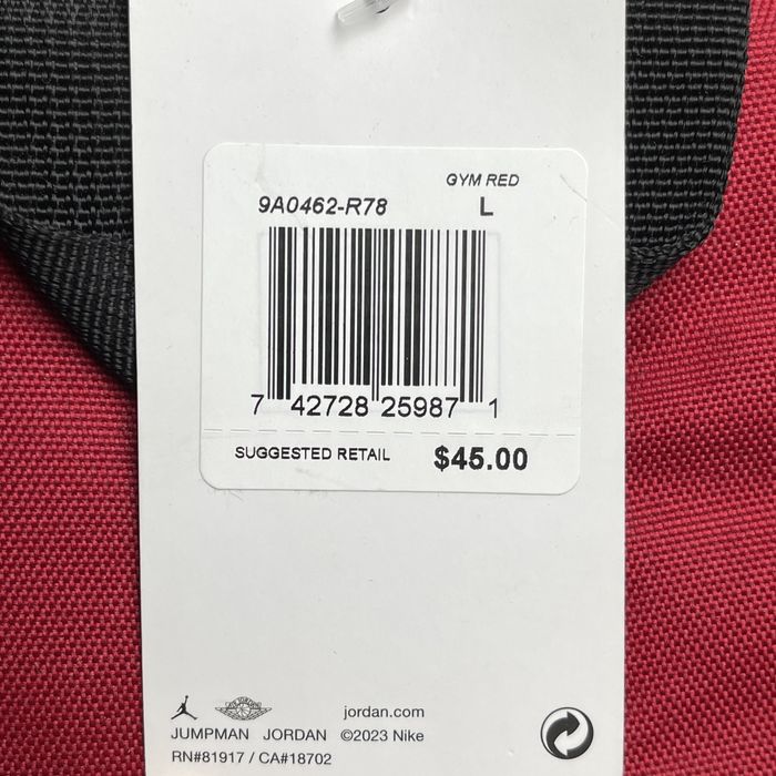 ОРИГІНАЛ Рюкзак Jordan Червоний з США