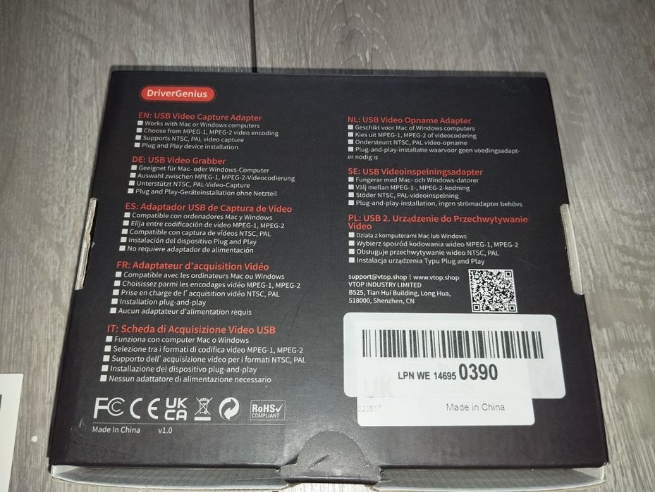 Konwerter VHS na DVD nowy