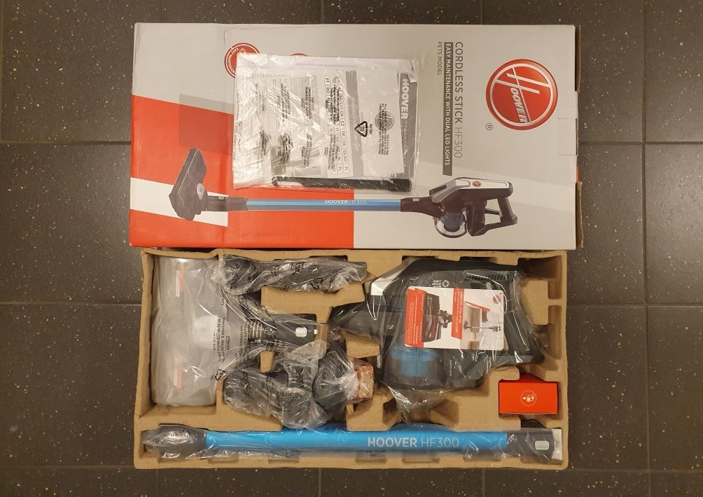 Nowy Bezprzewodowy Odkurzacz Pionowy Hoover HF322TP LED Pets Model