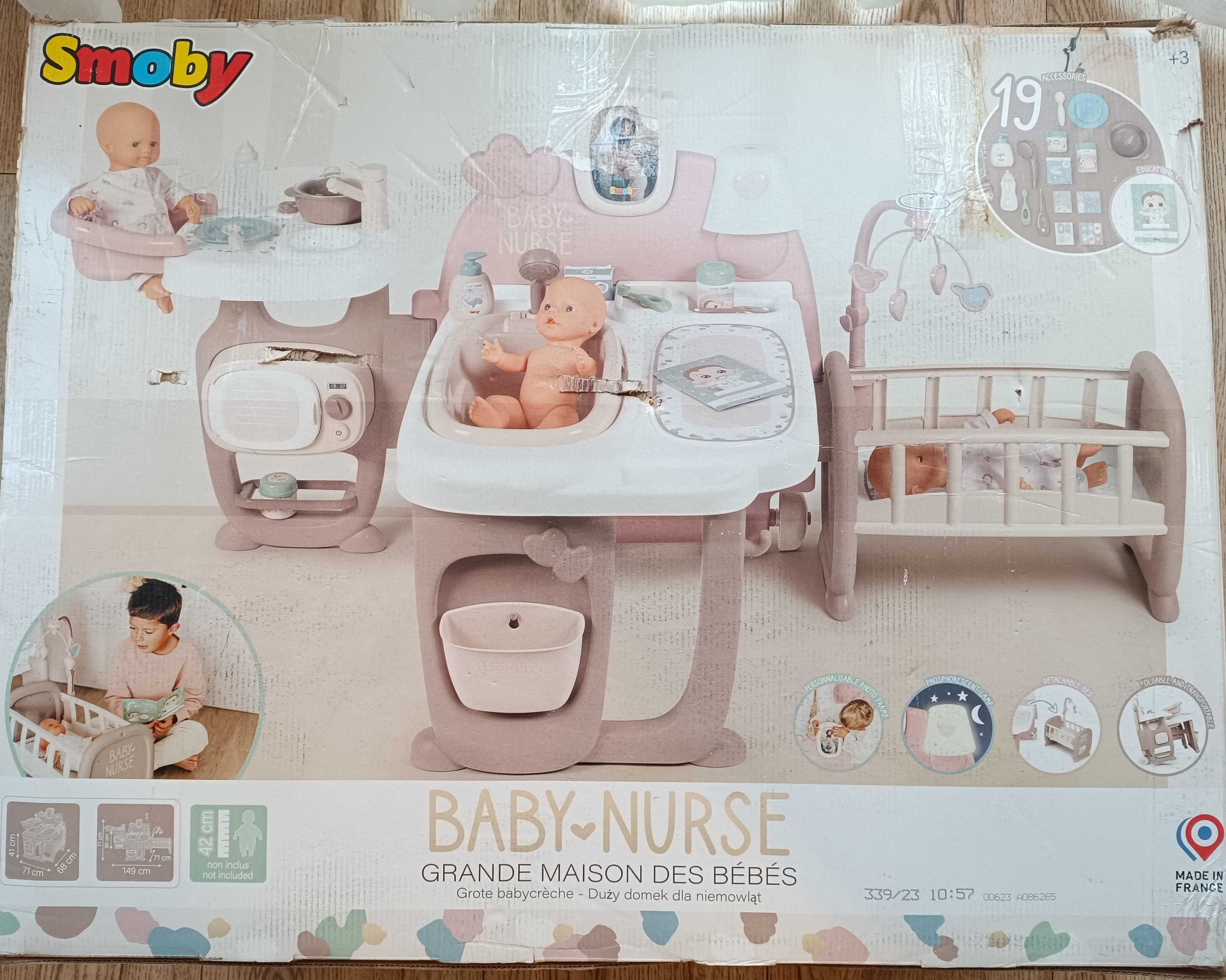 Smoby Baby Nurse - Kącik Opiekunki Domek