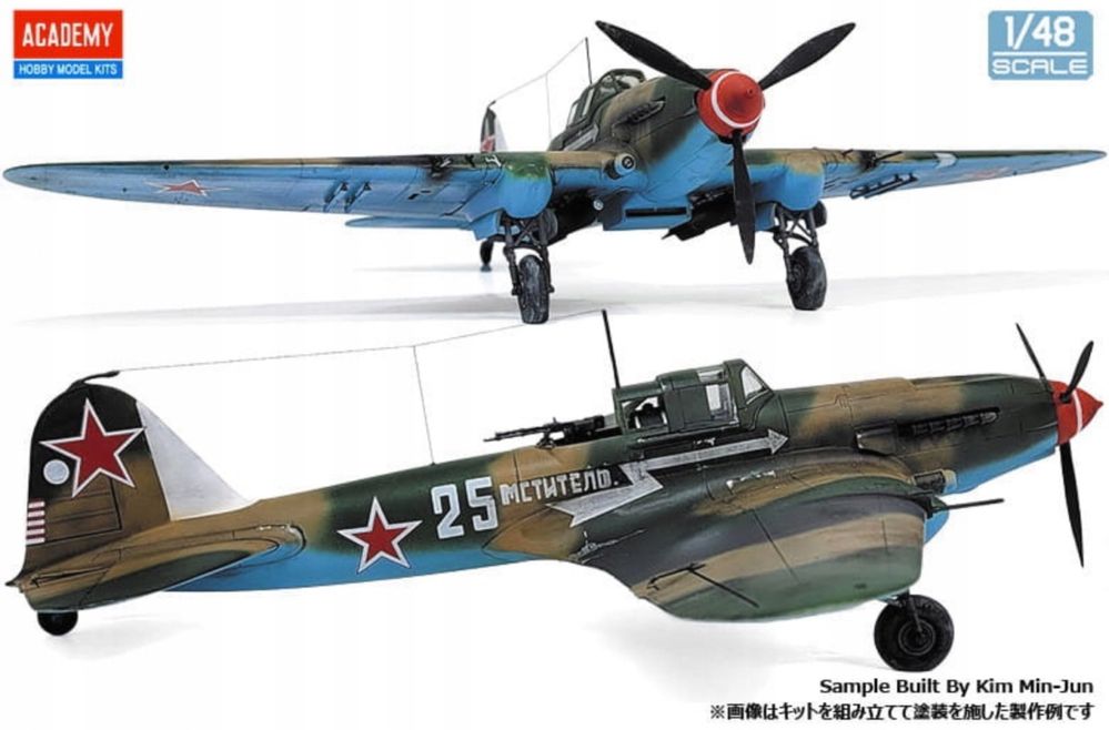 Samolot IŁ-2m3 Berlin 1945 model Academy 12357