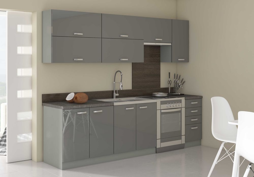 Nowoczesna Kuchnia meble kuchenne IGA 3 kolory polysk MDF MODUŁOWA HIT