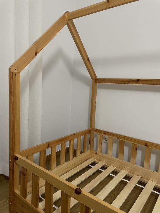 Cama criança Montessori com colchão