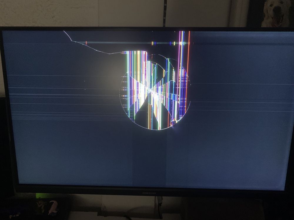 Monitor Samsung z uszkodzona matryca 144hz