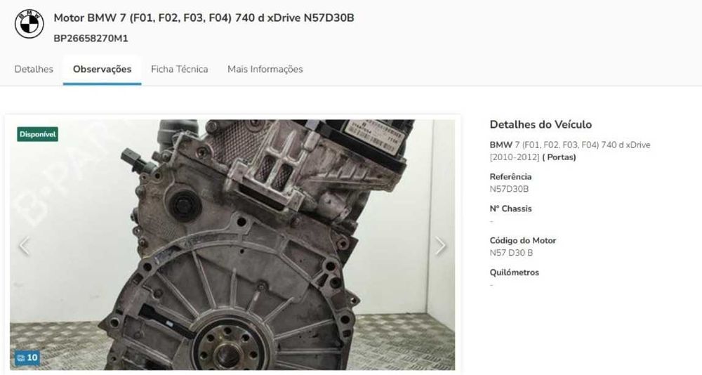 Motor BMW N57D30B