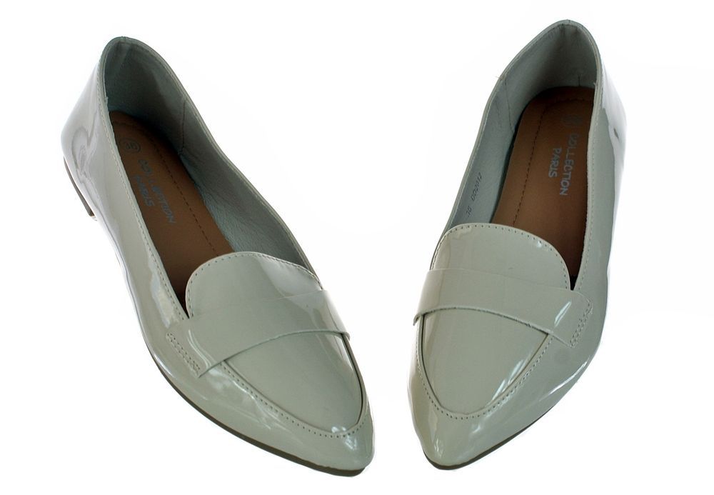Rozmiar: 36 Baleriny Mokasyny Lakierki Eleganckie Buty Damskie 6357
