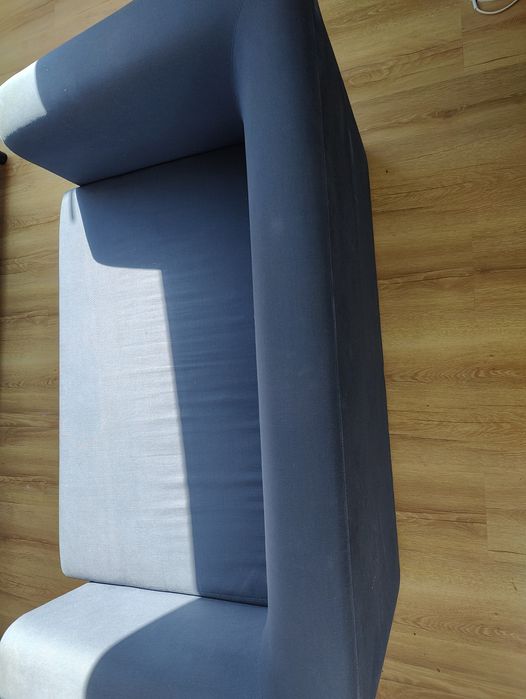 2 kanapy, dwuosobowe - kolor granatowy