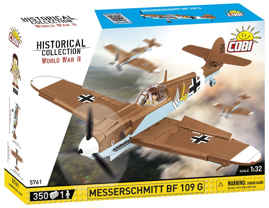 Klocki Cobi 5761 Samolot Messerschmitt Bf 109 Gustav Hc Ww2 350 El.