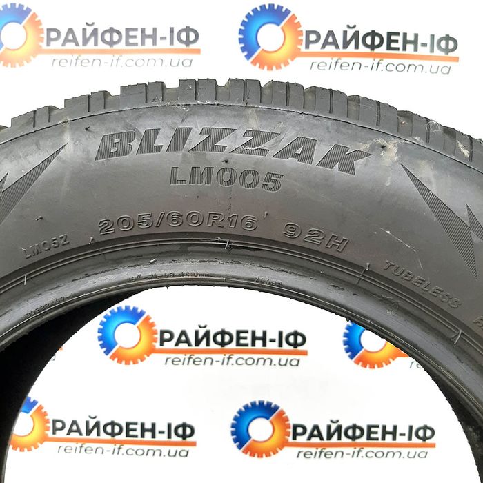 205/60 R16 Bridgestone Blizzak lm005 б/у шини 4шт * 2506435