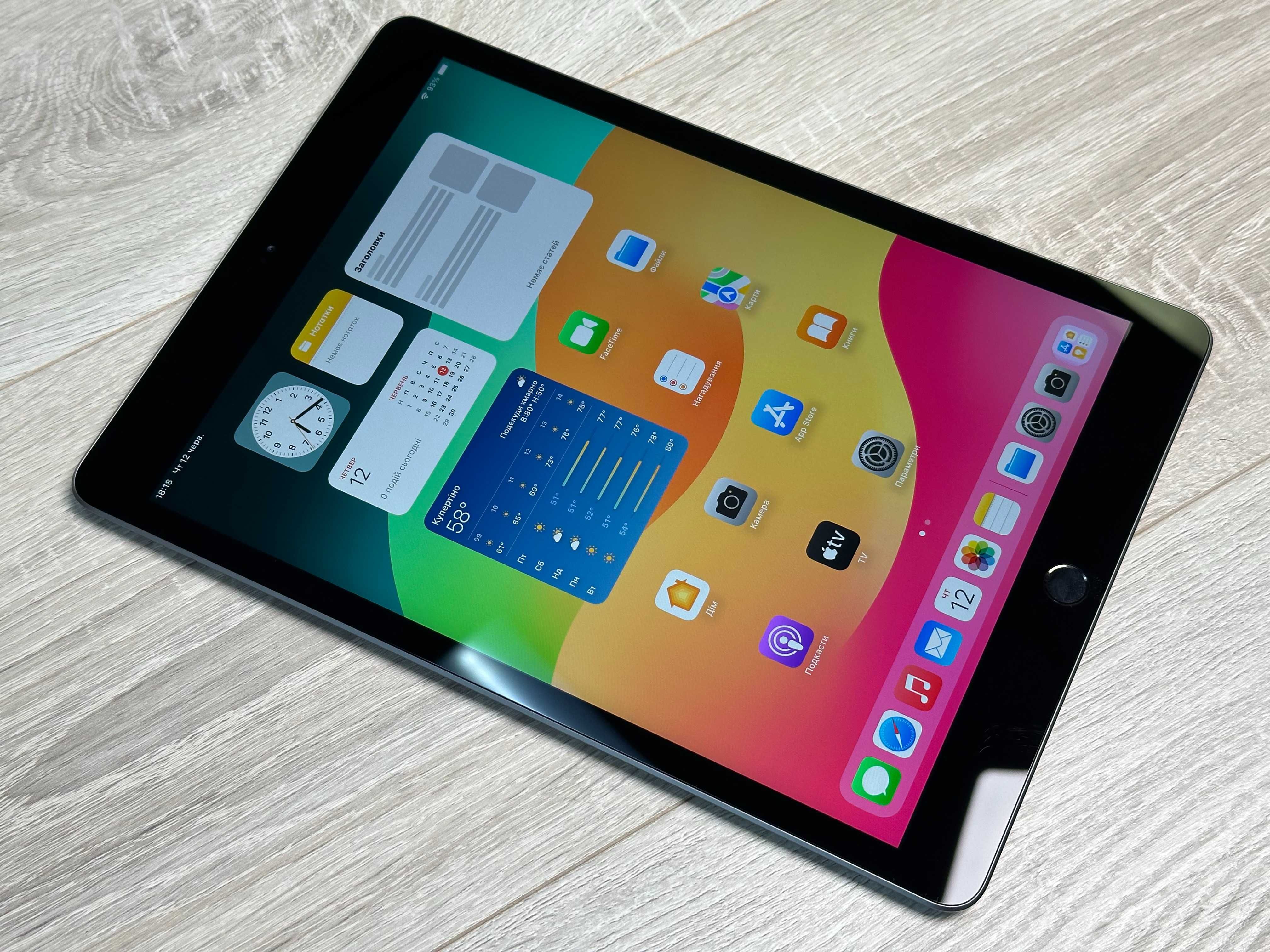 Apple iPad 8 10.2 дюйми 128GB Wi‑Fi Space Gray A2270 2021 ІДЕАЛ