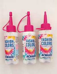 Fashion Colors ACRILEX - Aquarela Silk, Ideal para técnica TIE DYE