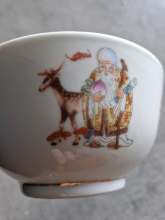 Tigela de arroz Jigdezhen vintage