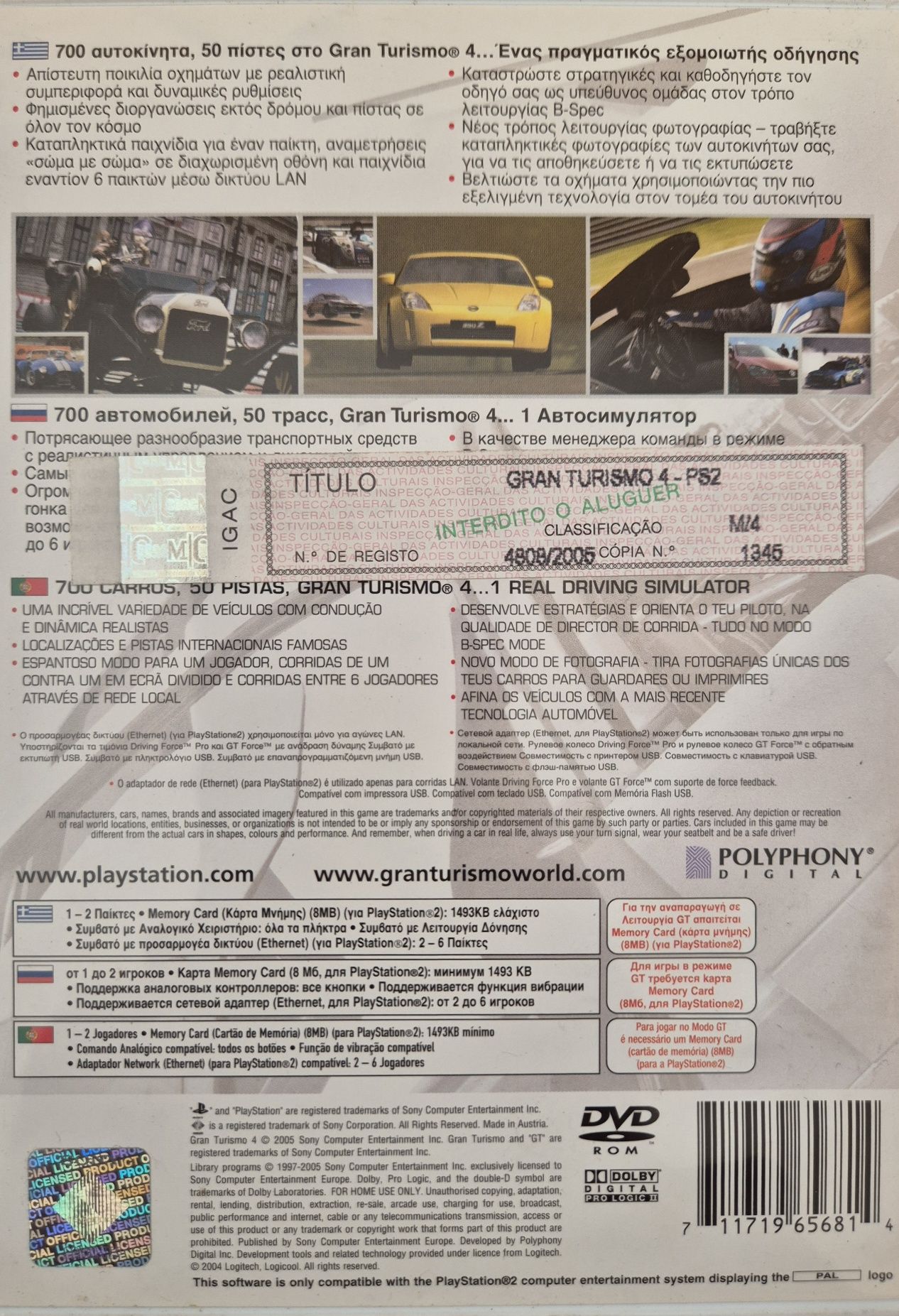 Gran Turismo 4 PS2