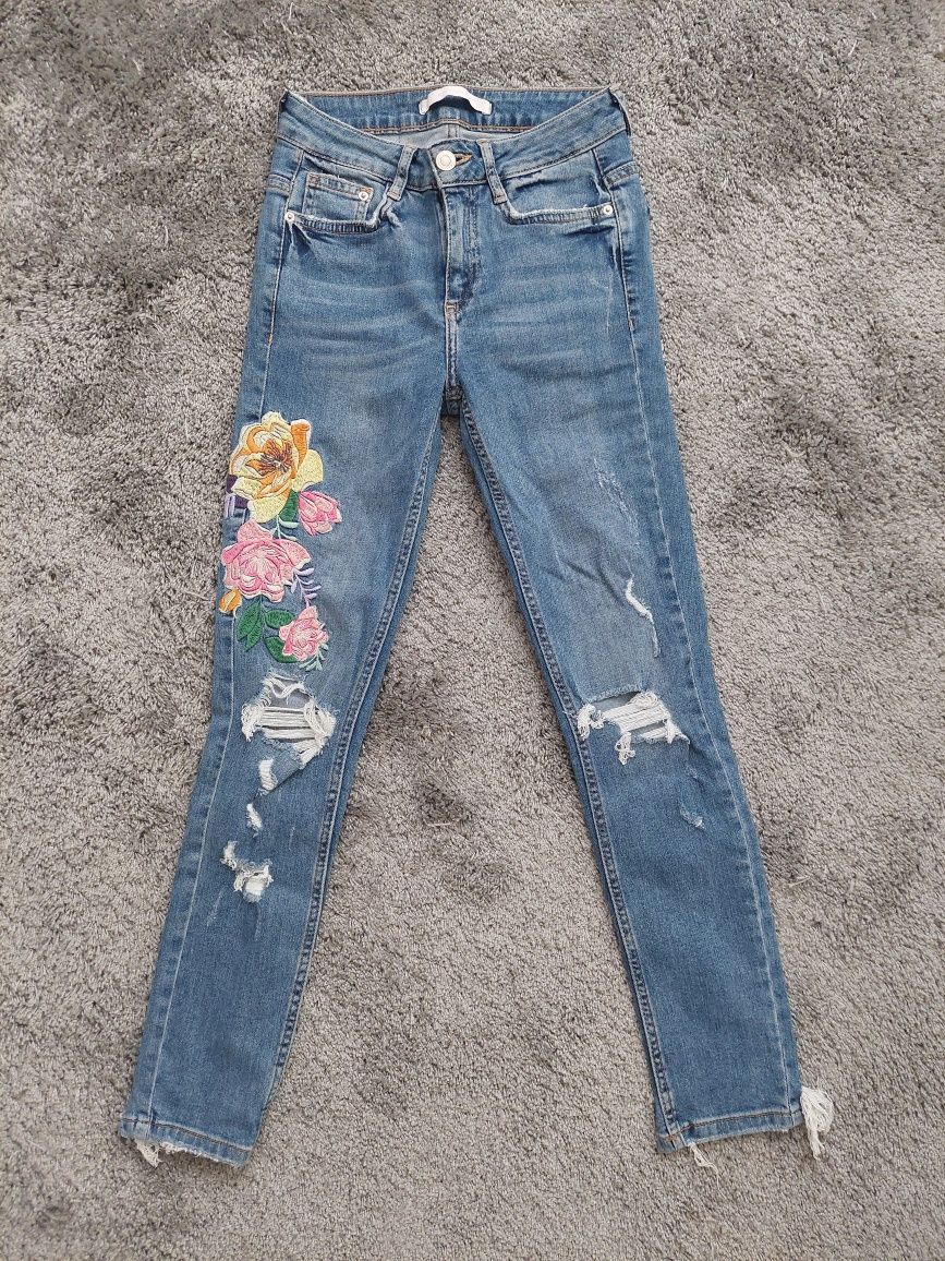 Spodnie jeansowe Zara rozmiar 32