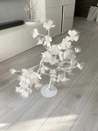 Lampka biała LED - nocna dekoracyjna kwiatki drzewo