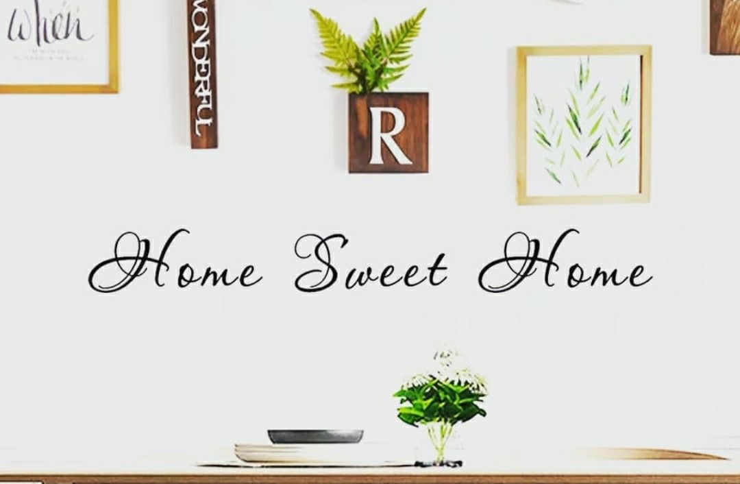 3 Adesivos vinil decoração parede casa Home Sweet Home (ver fotos)