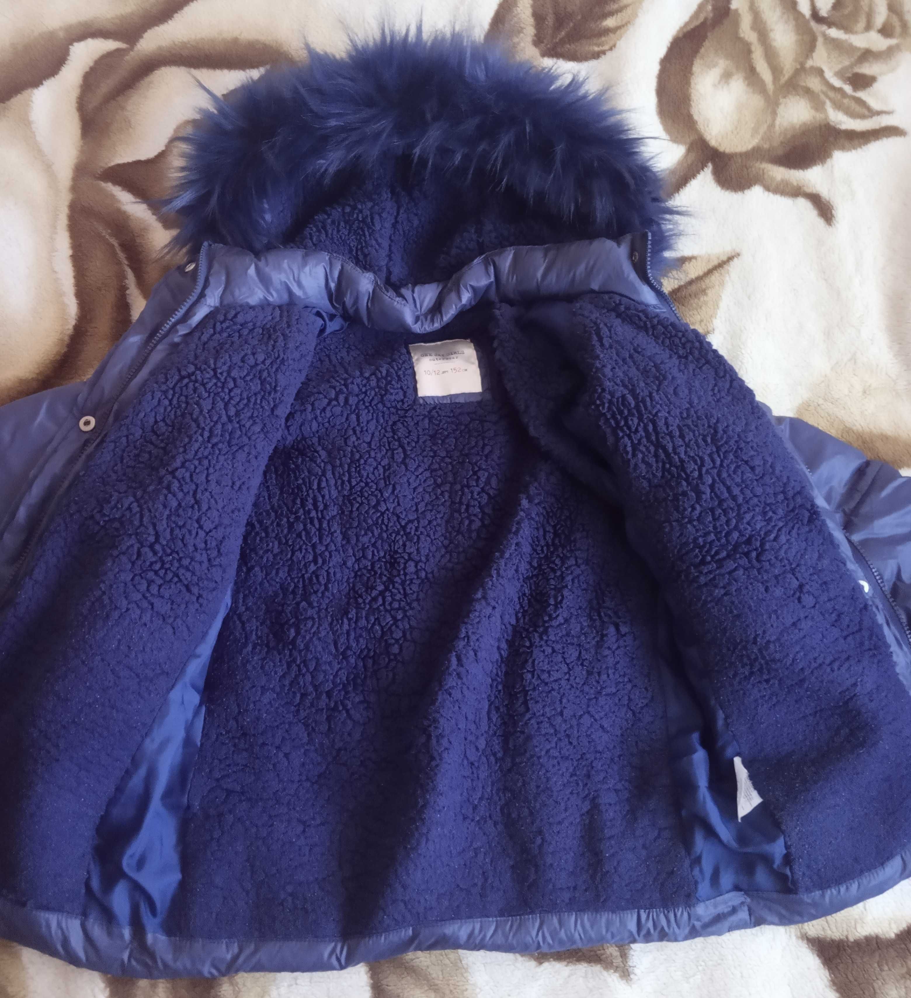 Зимняя куртка на девочку 10-12 лет + подарок