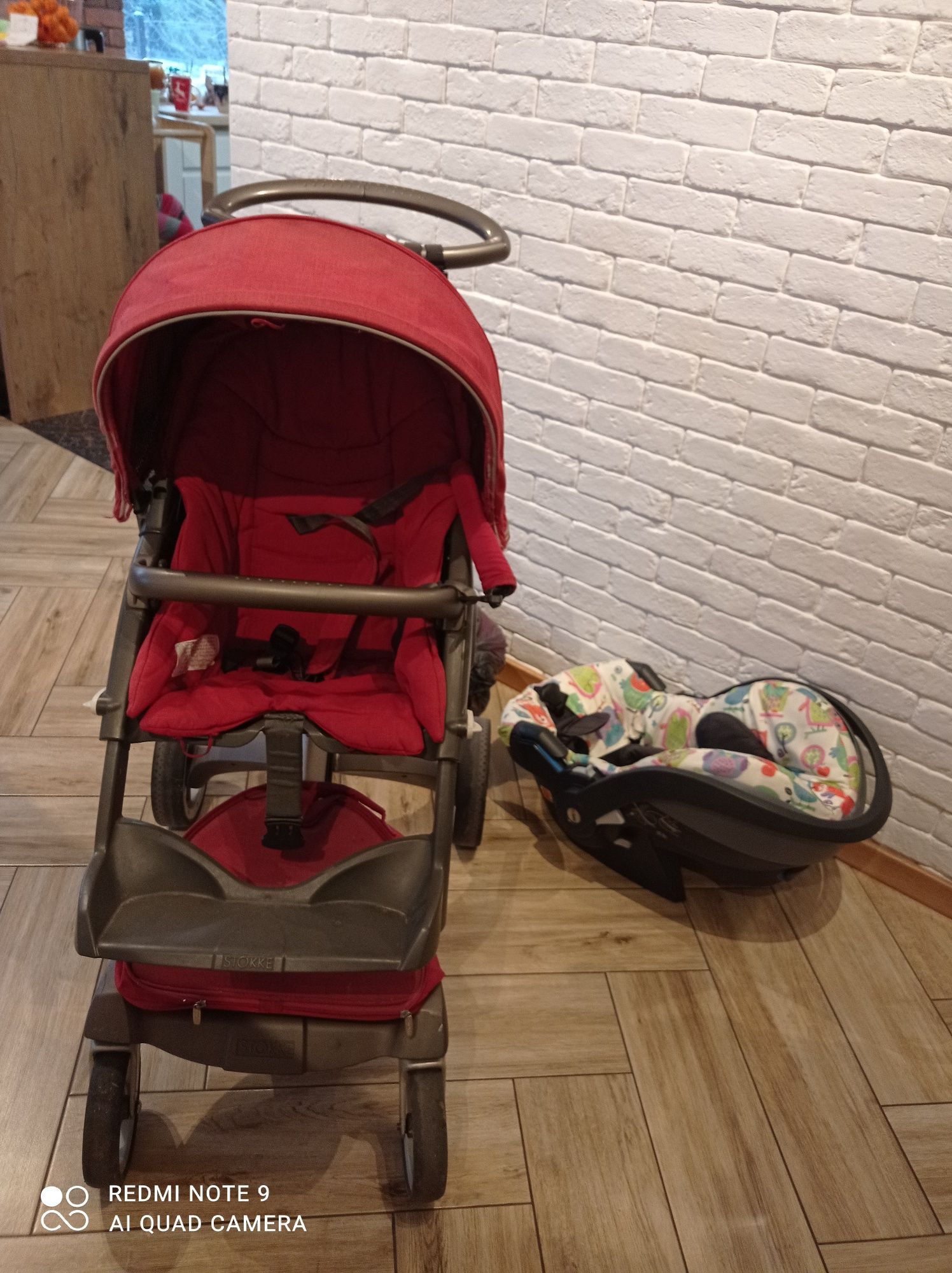 Wózek Stokke V2 3w1 fotelik Be Safe Easy go