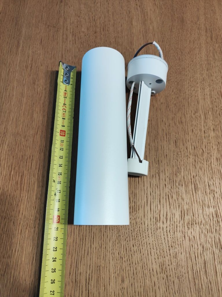 Lampa sufitowa tuba biały mat 20cm 3 sztuki