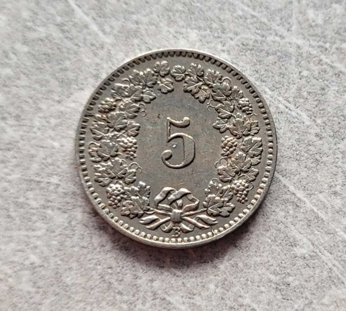 161) SZWAJCARIA - Zestaw monet 5, 10  Rappen
