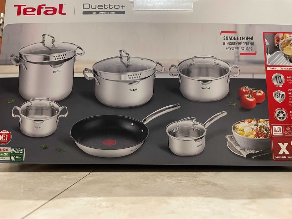 Komplet garnków plus patelnia TEFAL Duetto+