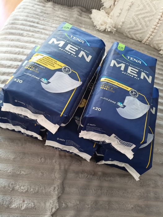 Tena men 2 nowe 5 opakowań + gratis