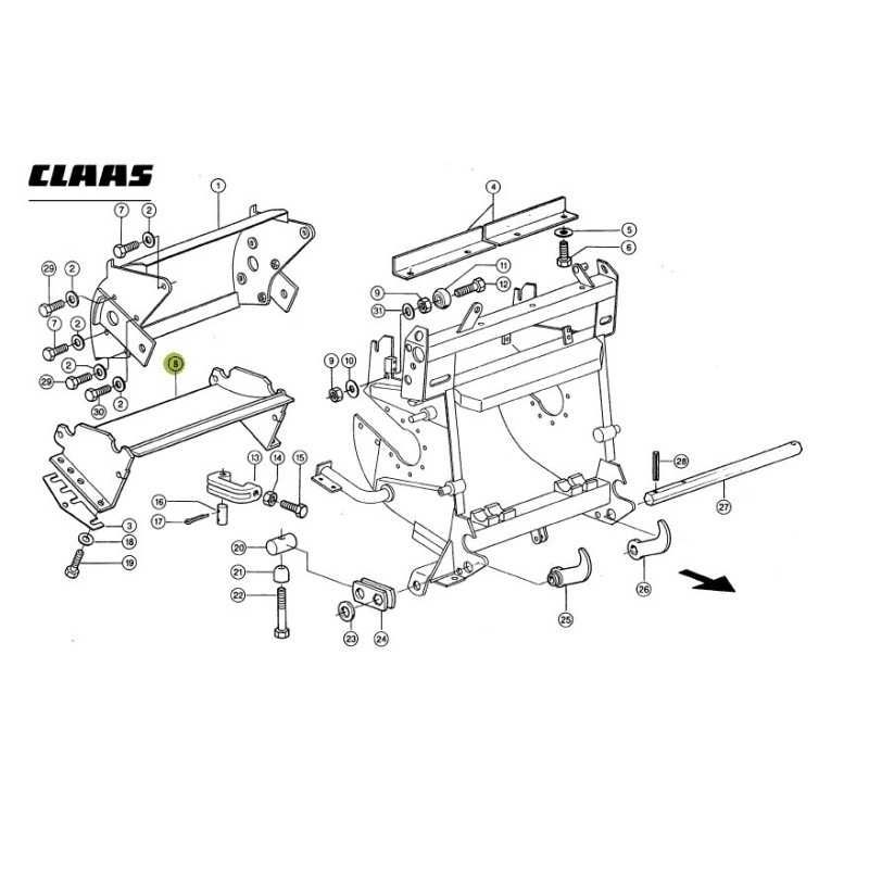 Dno bębna Claas Jaguar 986281