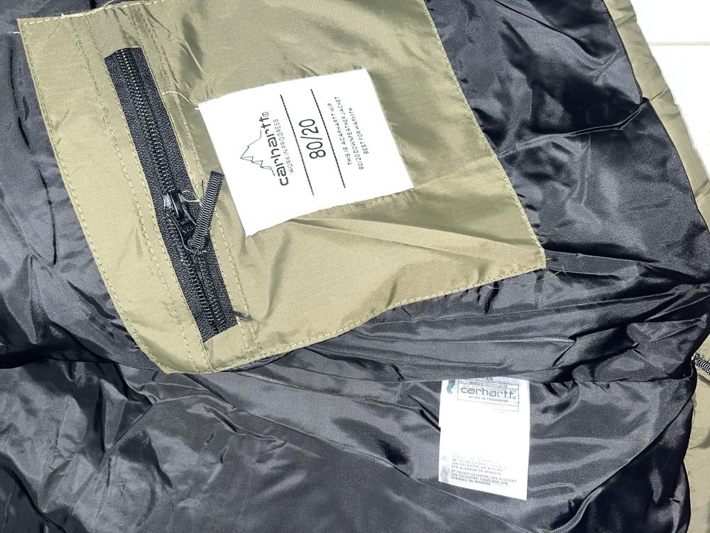 Продам куртку/легкий пуховик carhartt