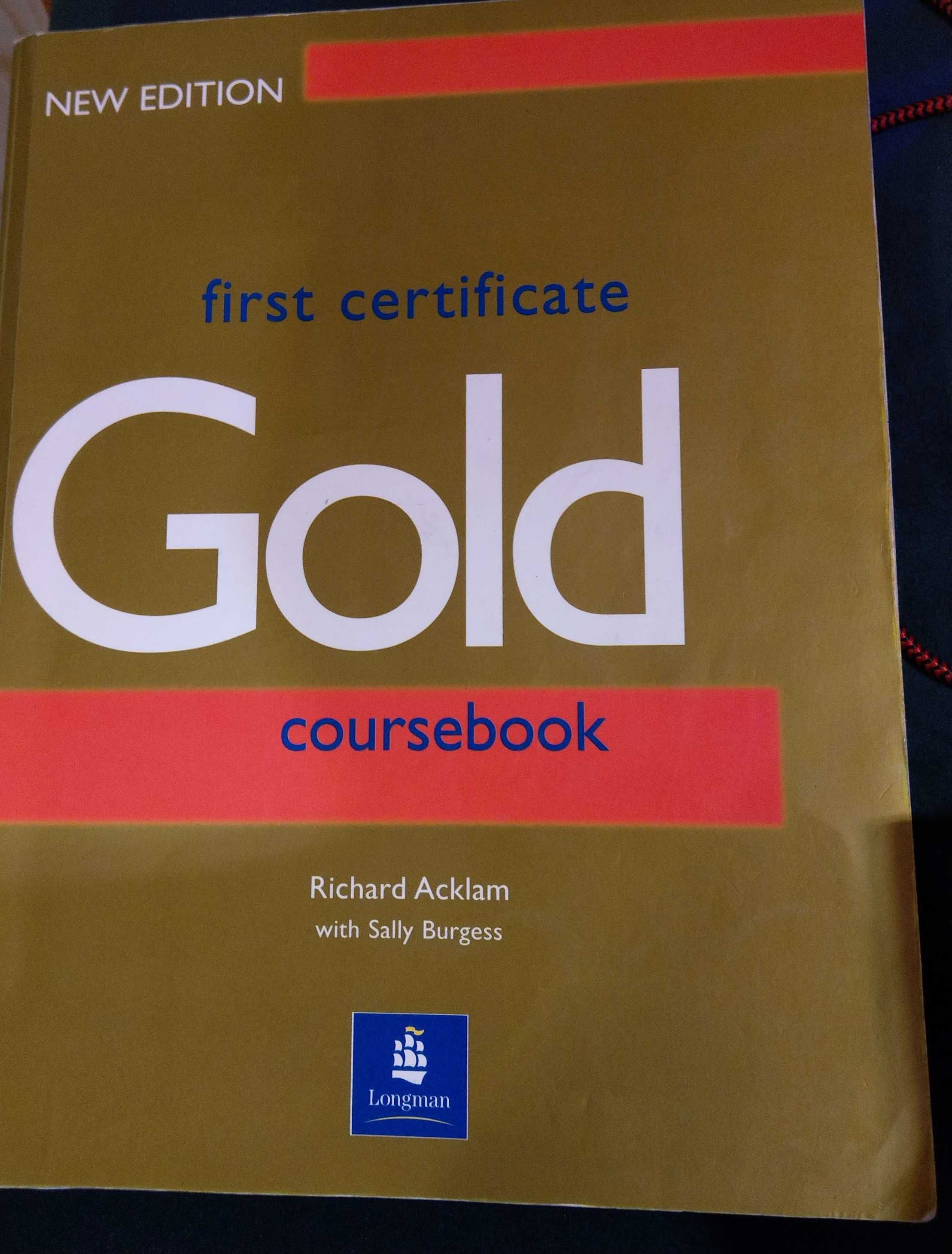 First certificate GOLD coursebook Acklam new edition wysyłka