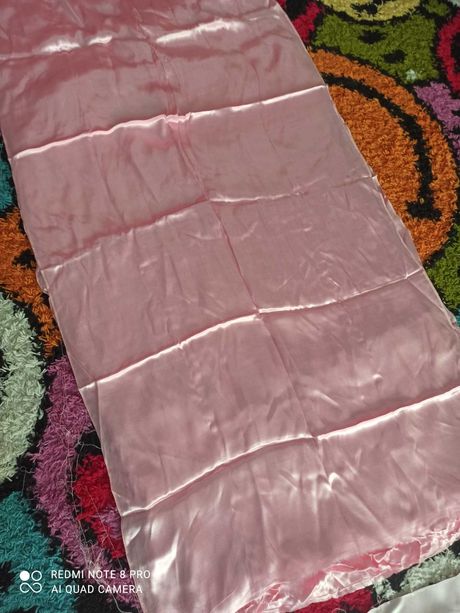 Ткань атлас натуральный СССР атласная розовая подкладочная подкладка