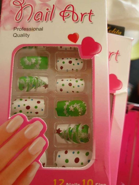 Paznokcie Nail Art Tipsy Press On Śliczne zestawy 140 sztuk Nowe