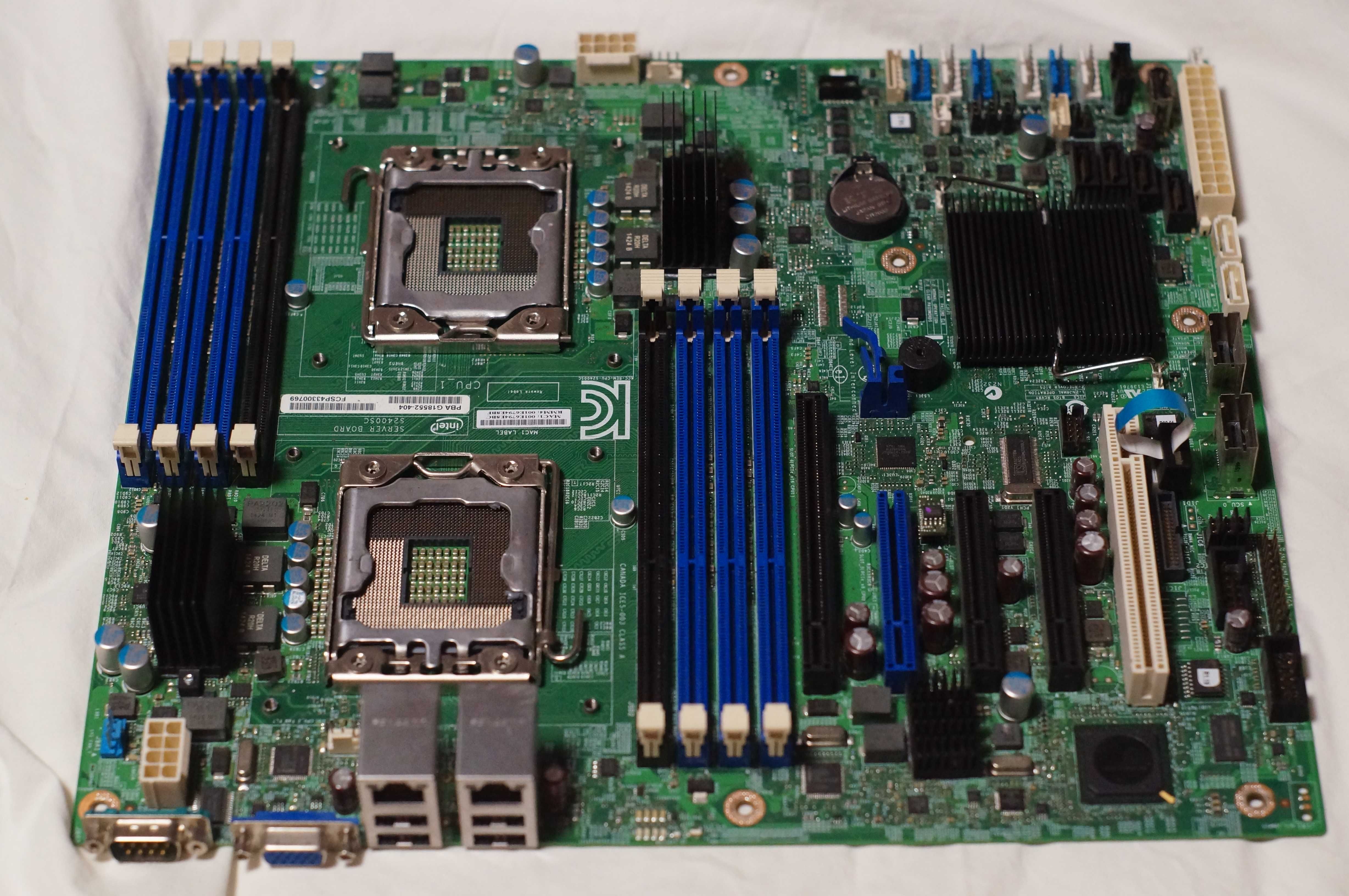 Обмен Двухсокетная ATX МП s1356 Intel S2400SC G18552-403 Server Board